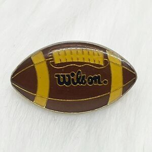 🔮 5/$25 Vintage Wilson Football‎ Pin
